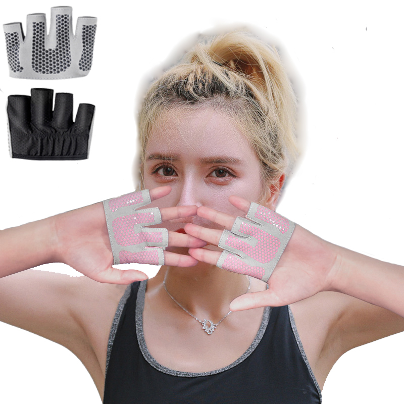 Crossfit Workout Gear - Ginásio de fitness metade dedo luvas