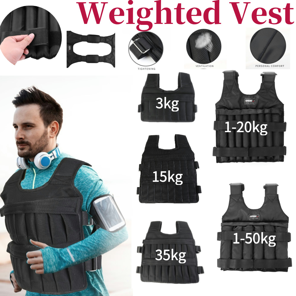 Crossfit Weight Vest - Colete de Peso Ajustável para Treino