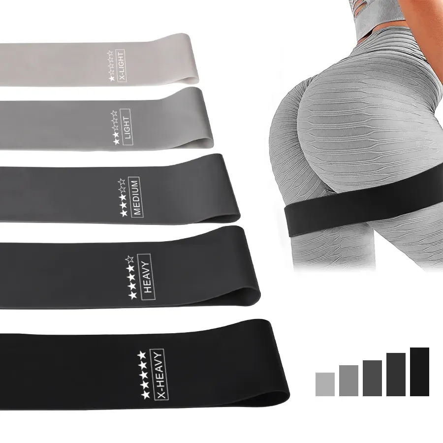 Crossfit Workout Gear - 5 Bandas de Resistência de Níveis