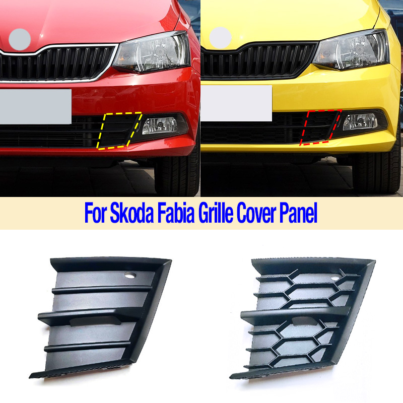 Bumper Plate 10Kg - Para Skoda Fabia 2015-17: Grade Dianteira