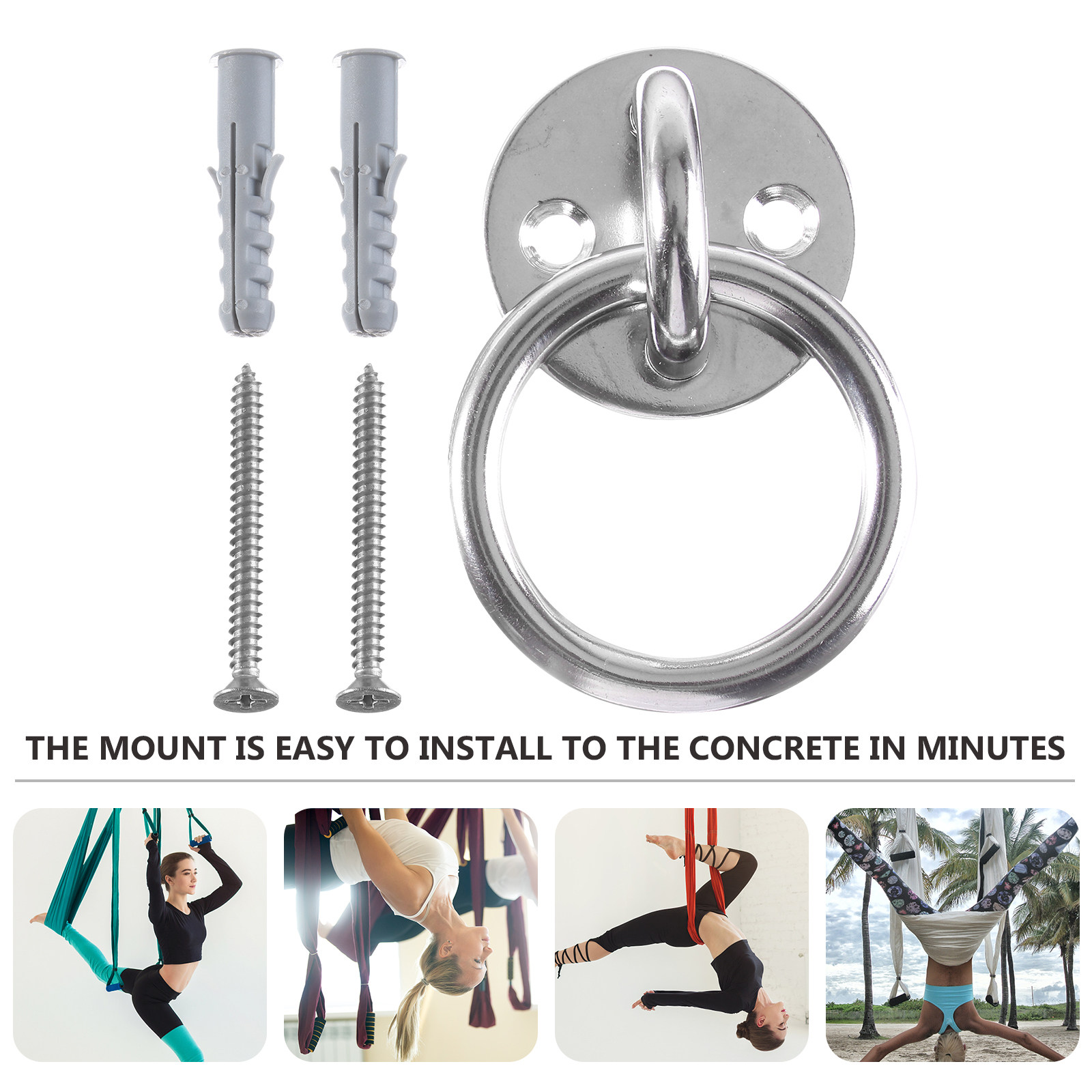 1 Conjunto de Suporte de Pared - Battle Rope Anchor avaliação e preço