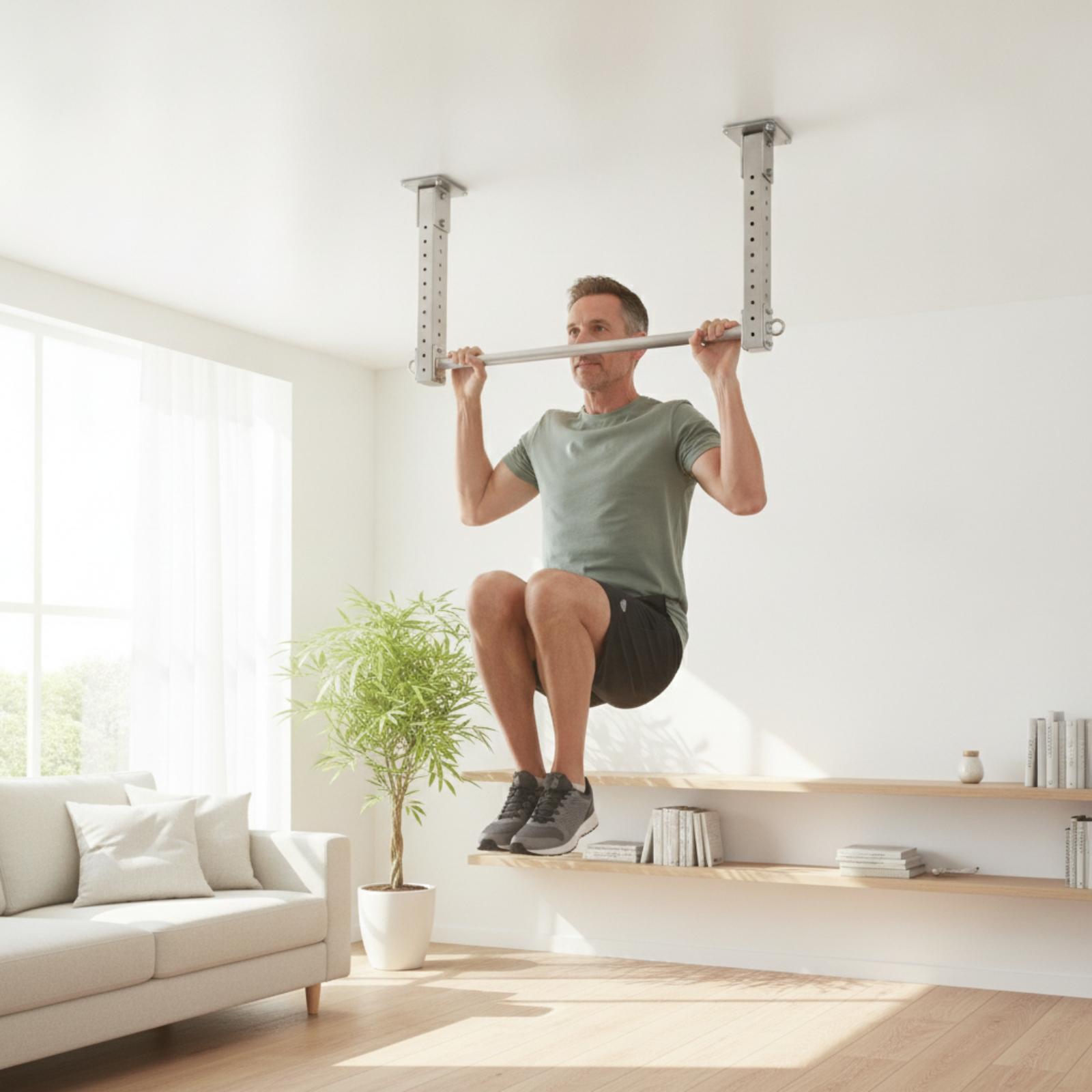 Barra de Teto Ajustável Reforç - Pull Up Bar Grip avaliação e preço
