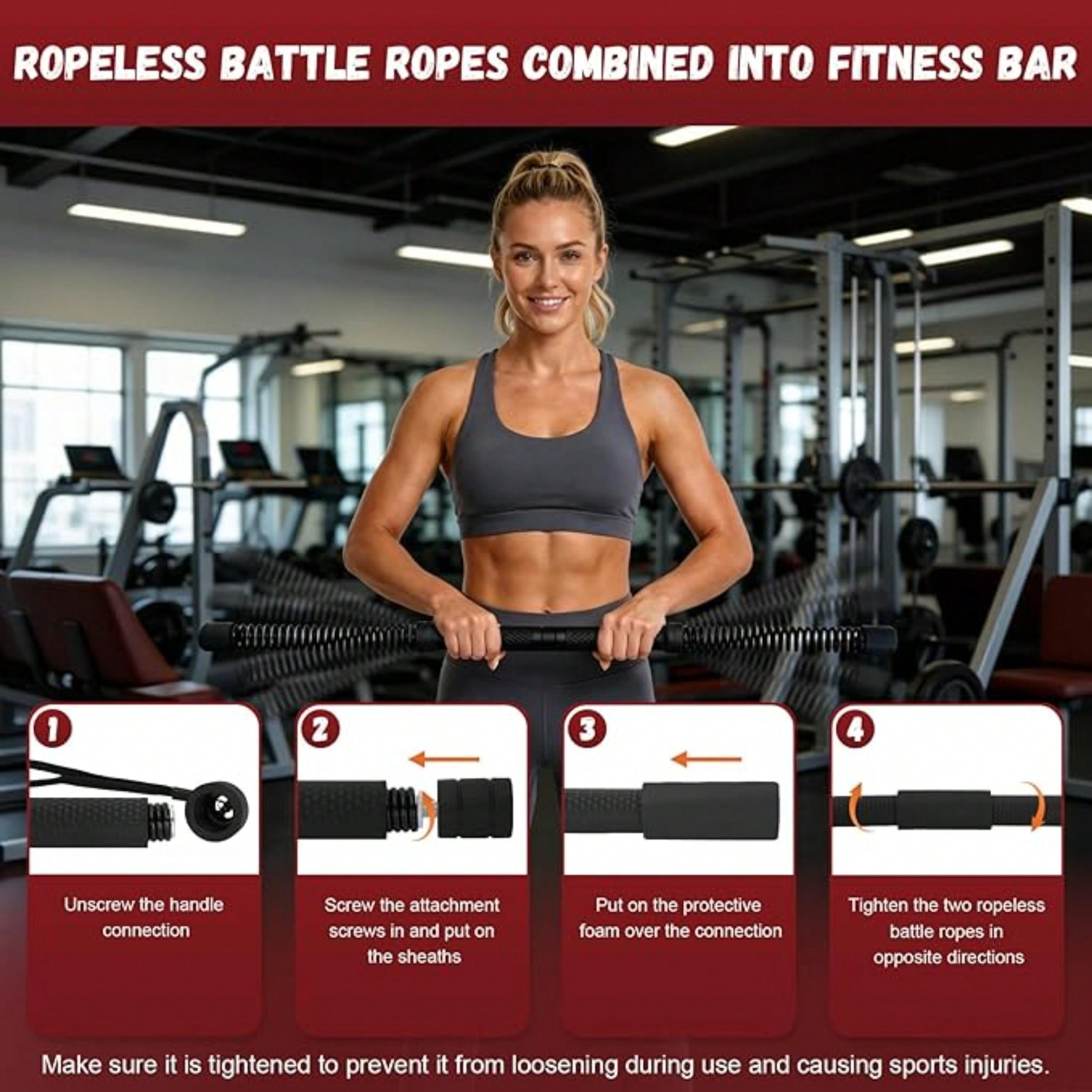 Barra de Treino 2 em 1 Aprimor - Crossfit Workout Gear avaliação e preço
