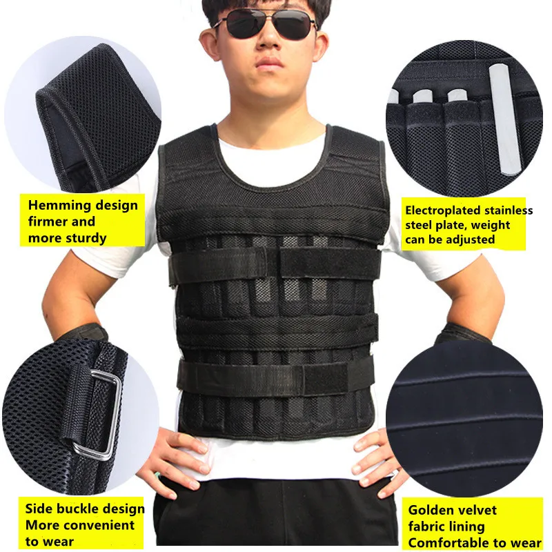 Colete de Peso Ajustável 30kg  - Crossfit Weight Vest avaliação e preço